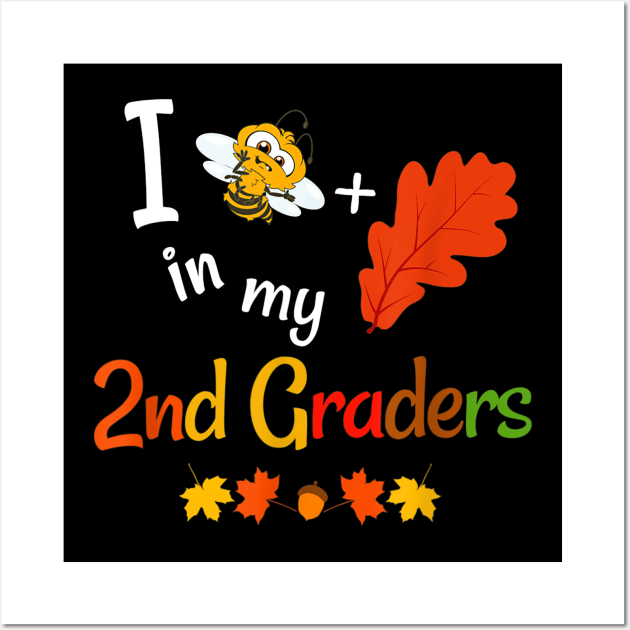 Fall Second Grade Teacher Believe In My 2nd Graders Autumn Wall Art by Haley Tokey